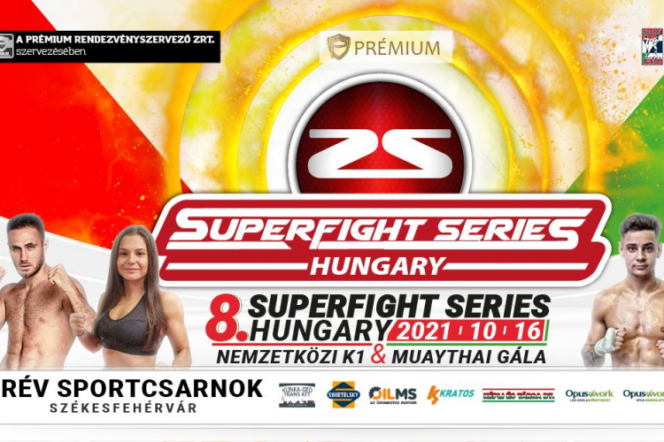 Az ARÉV Sportcsarnokban lesz szombaton a Superfight Series Hungary-gála