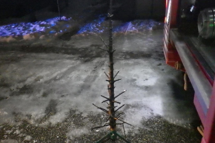 Karácsonyfa gyulladt ki Székesfehérváron