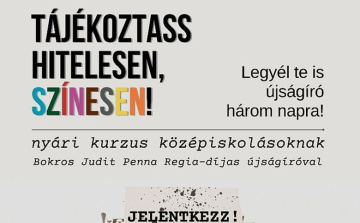 Legyél Te is újságíró! – háromnapos kurzus indul középiskolásoknak az Aranybulla Könyvtárban