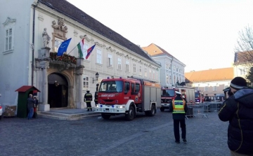 Gázrobbanás történt a székesfehérvári Városházán