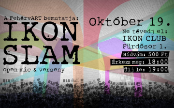 Slam Poetry verseny lesz csütörtökön az Ikon Clubban