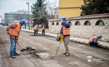 A héten befejeződik a Kaszap István utca felújítása