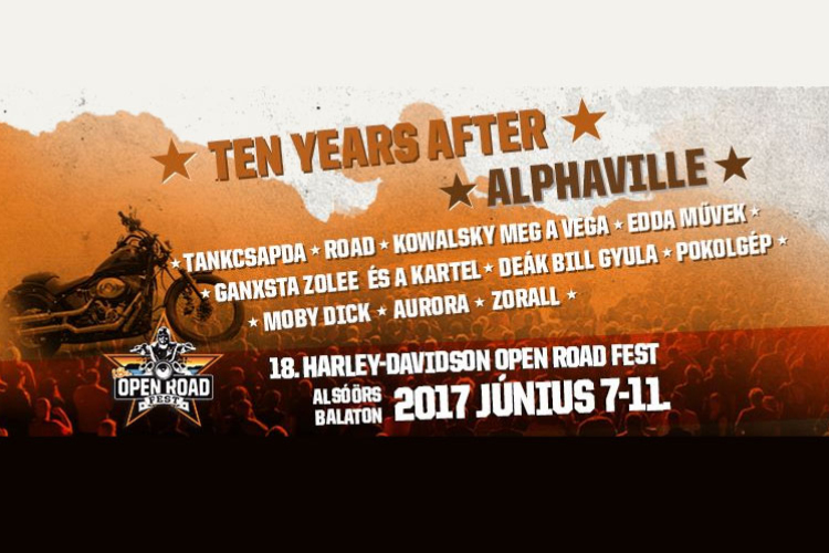 Rocklegendák és motoros programok az alsóörsi Open Road Festen