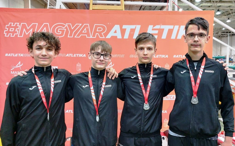 Bajnoki érmek az atléták U16-os országos fedettpályás bajnokságról