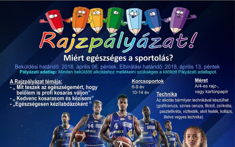 Fókuszban az egészség és a sport - rajzpályázatot hirdet az Alba Regia SC