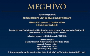 Szombaton lesz az Osszárium ünnepélyes megnyitása