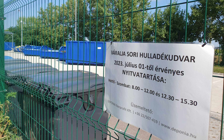 Átmenetileg szünetel bizonyos műanyag hulladékok átvétele a hulladékudvarokban