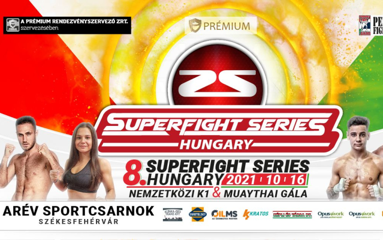 Az ARÉV Sportcsarnokban lesz szombaton a Superfight Series Hungary-gála