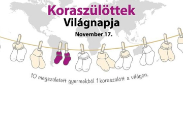 November 17. a Koraszülöttek Világnapja - öltözzünk Fehérváron is lilába!